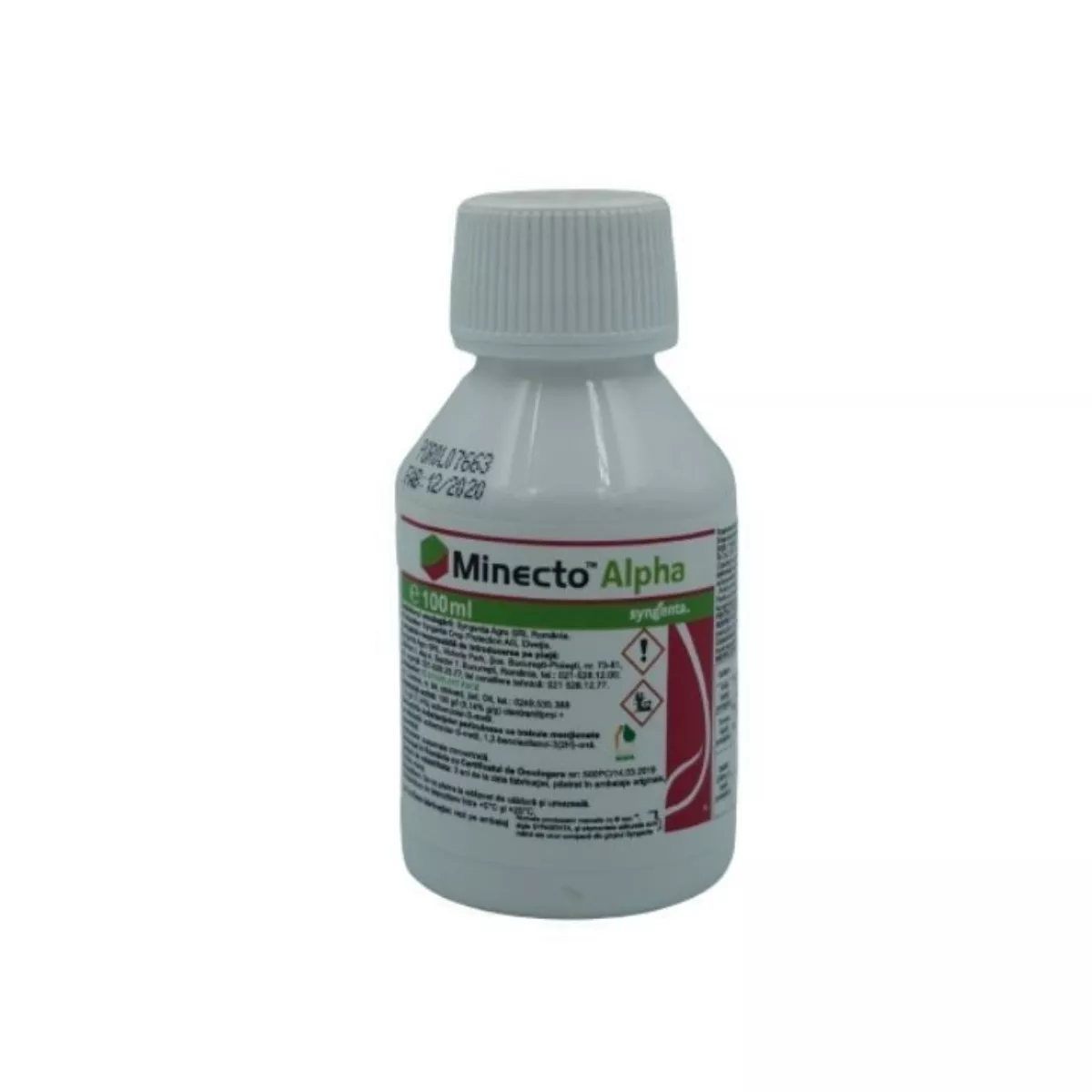 Insecticid pentru ardei si tomate Minecto Alpha, 100 ML 1
