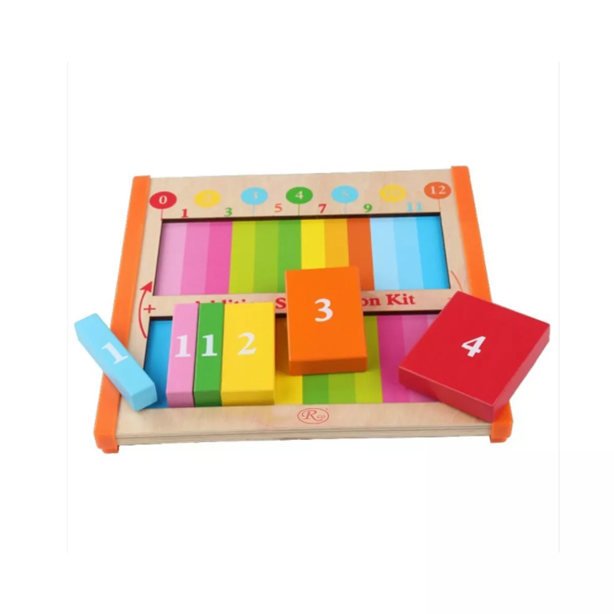 Joc educativ Montessori din lemn – Matematica, Adunari si Scaderi, WD 2062 2