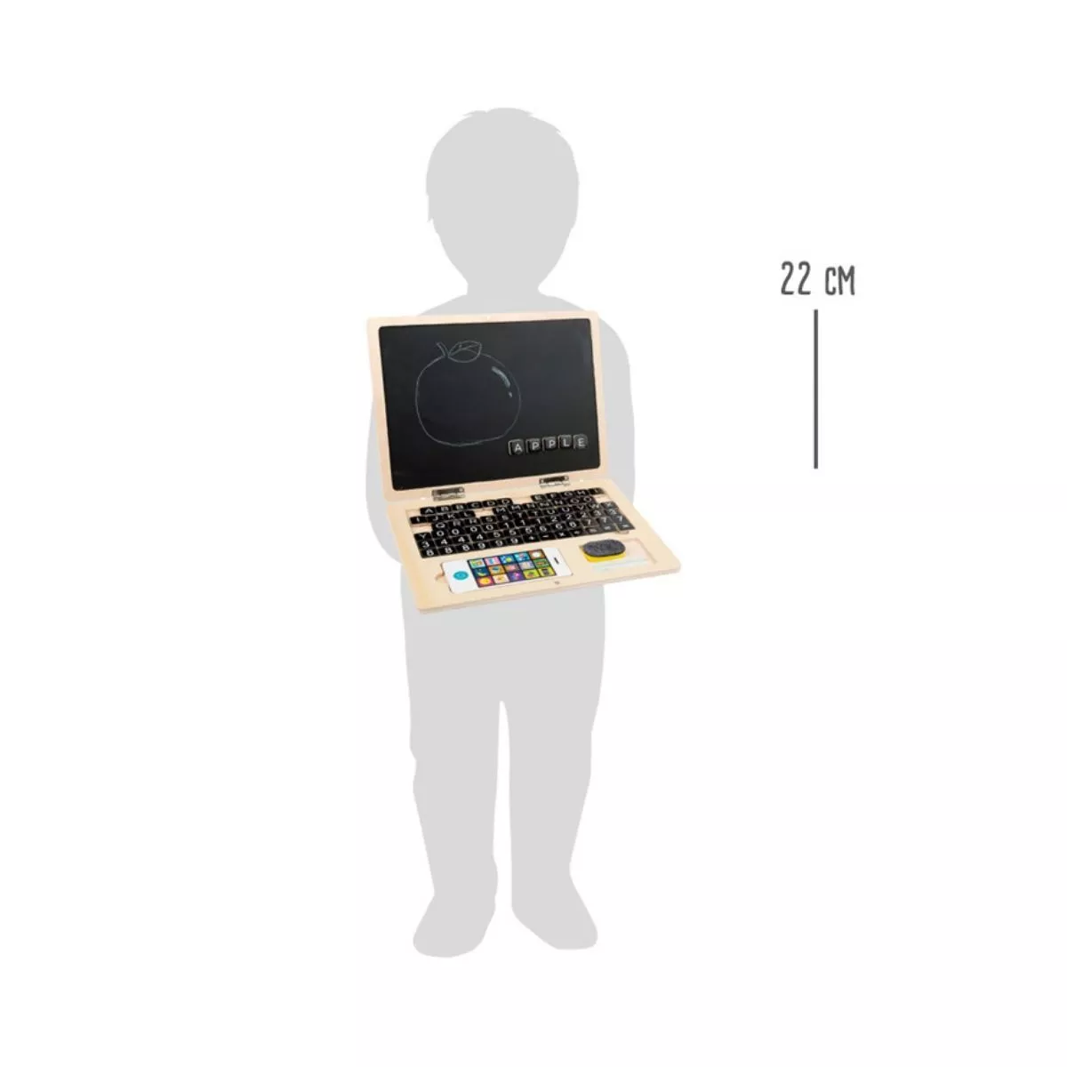 Laptop de joaca cu tabla magnetica Small Foot 3