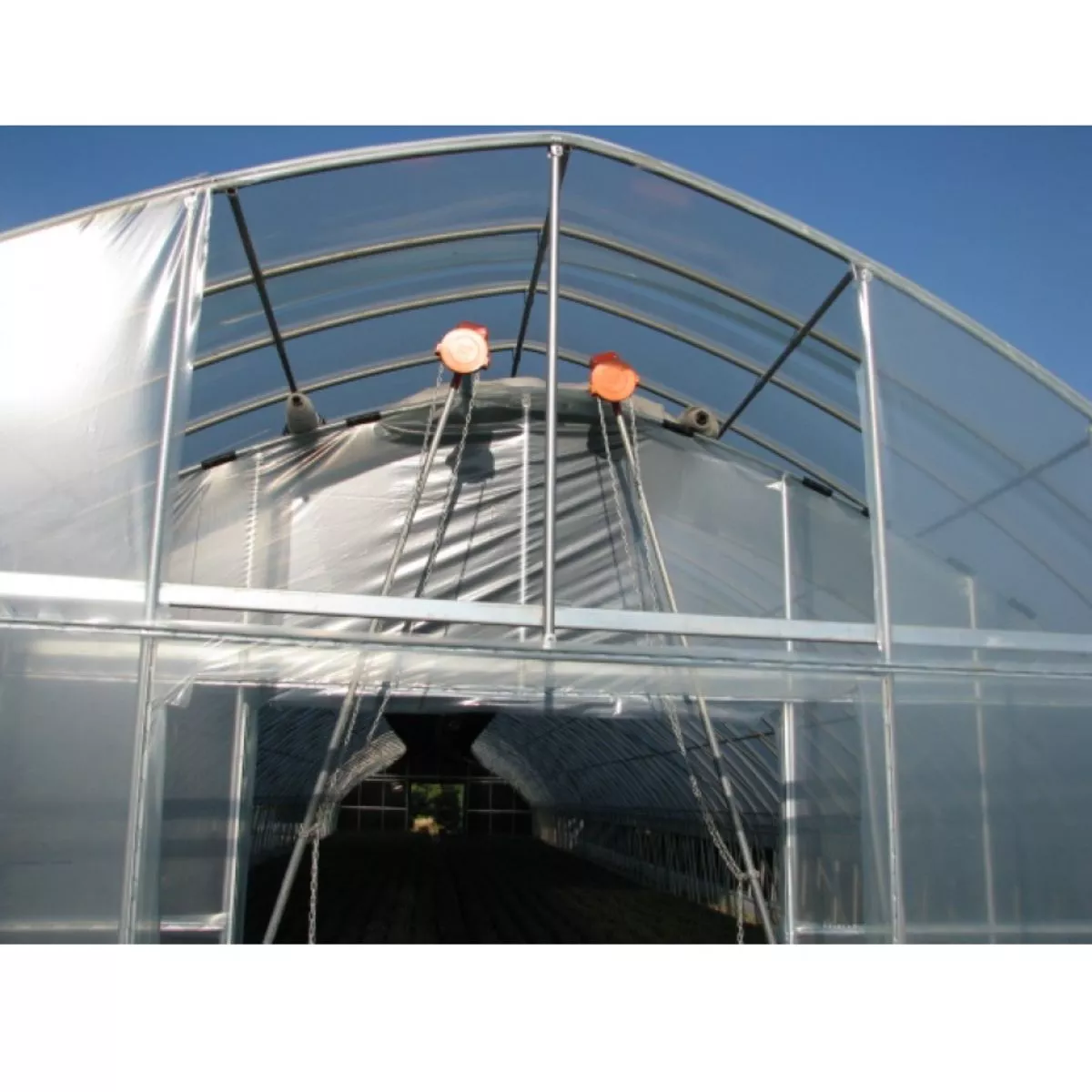 Macara de acoperis pentru aerisirea solarului cu lant ES0102 3