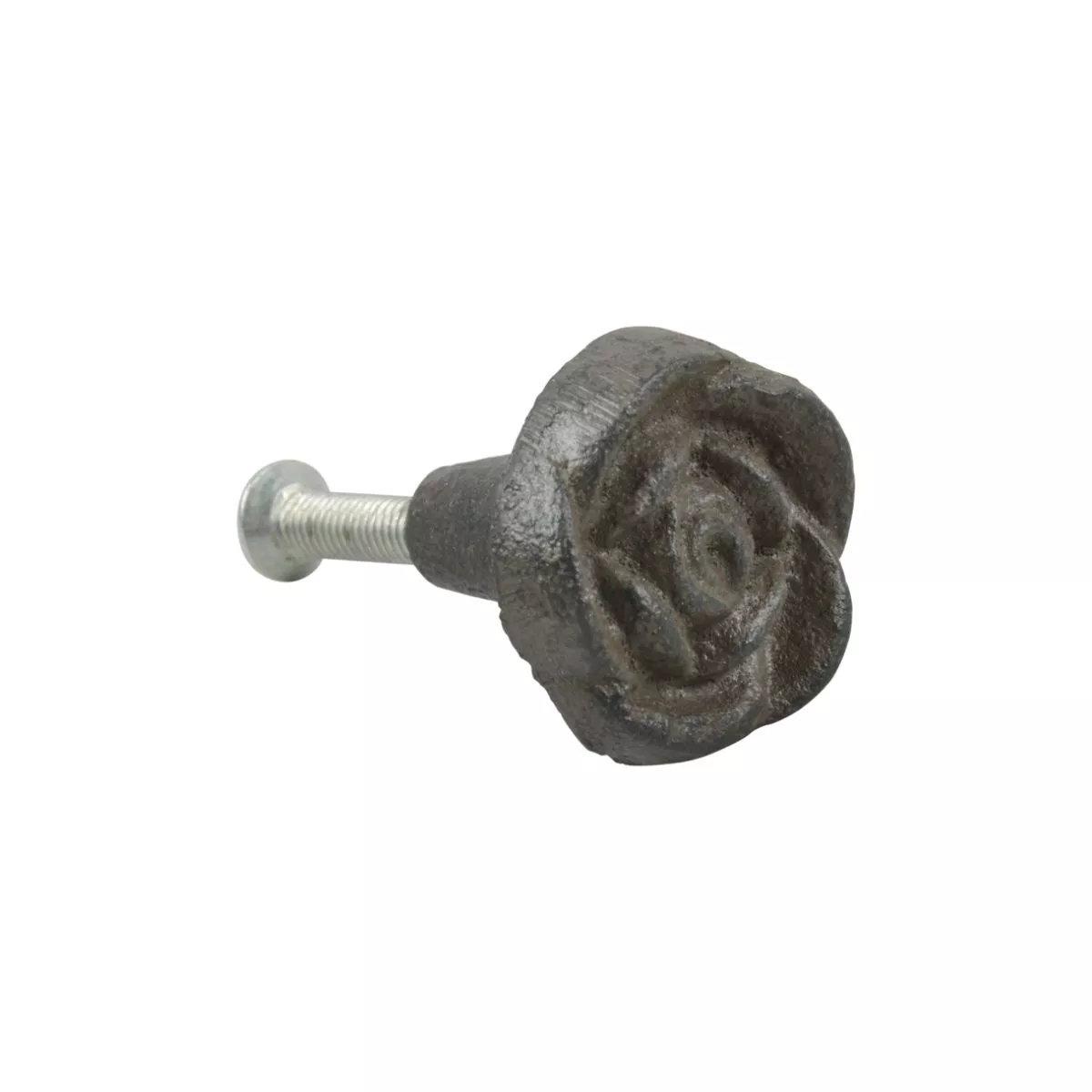 Maner negru antichizat din oțel turnat Rose Esschert Design 1
