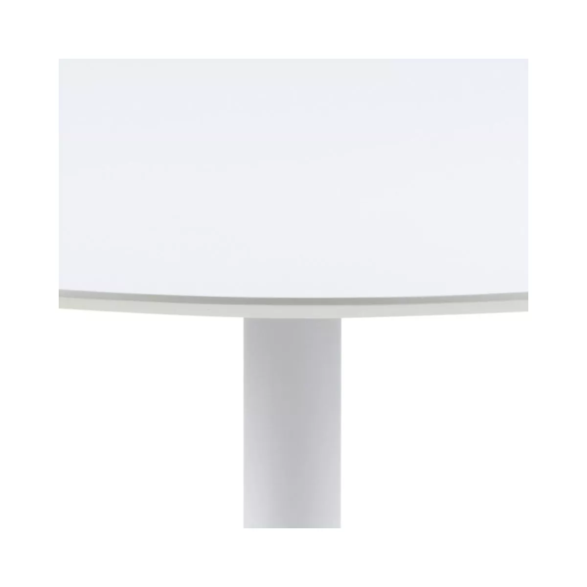 Masa de dining alba din MDF 110 cm Ibiza Actona 2