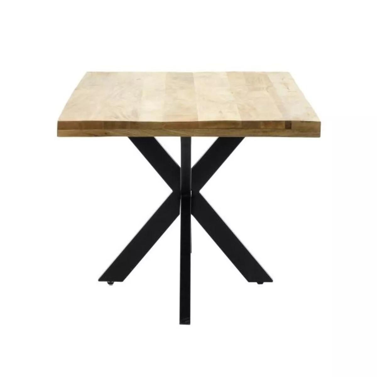 Masa dining / bucatarie, din lemn cu picioare metalice, 180x90x77 cm (M1) 3