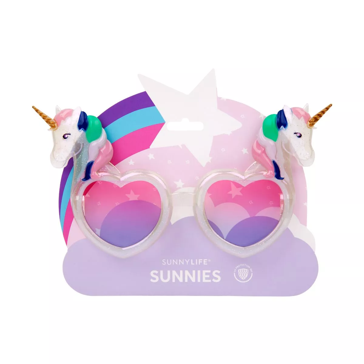 Ochelari de soare unicorni 16x13x13 cm cu protectie UV 380 Sunnylife 4