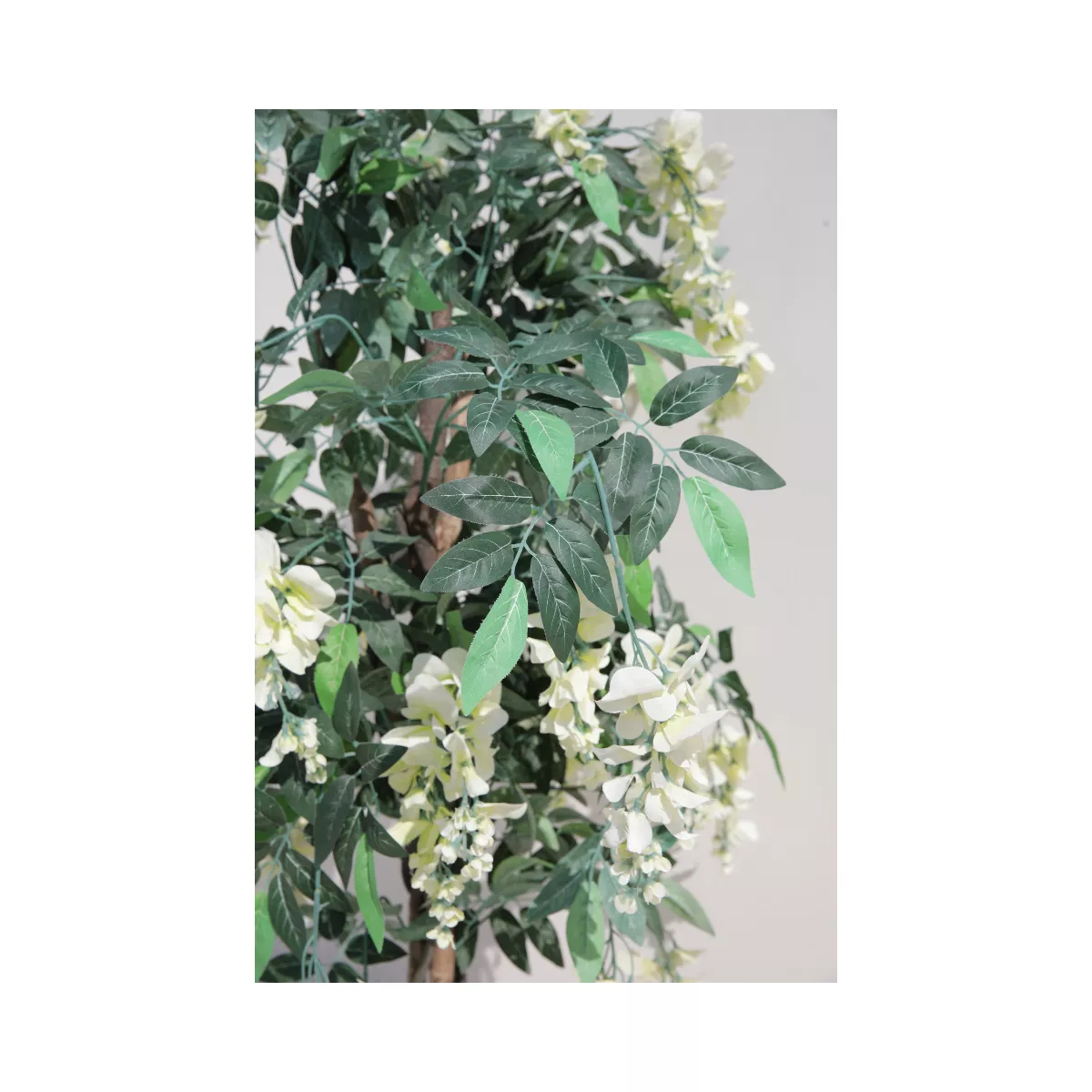 Planta artificiala 120 cm Wisteria alb 5