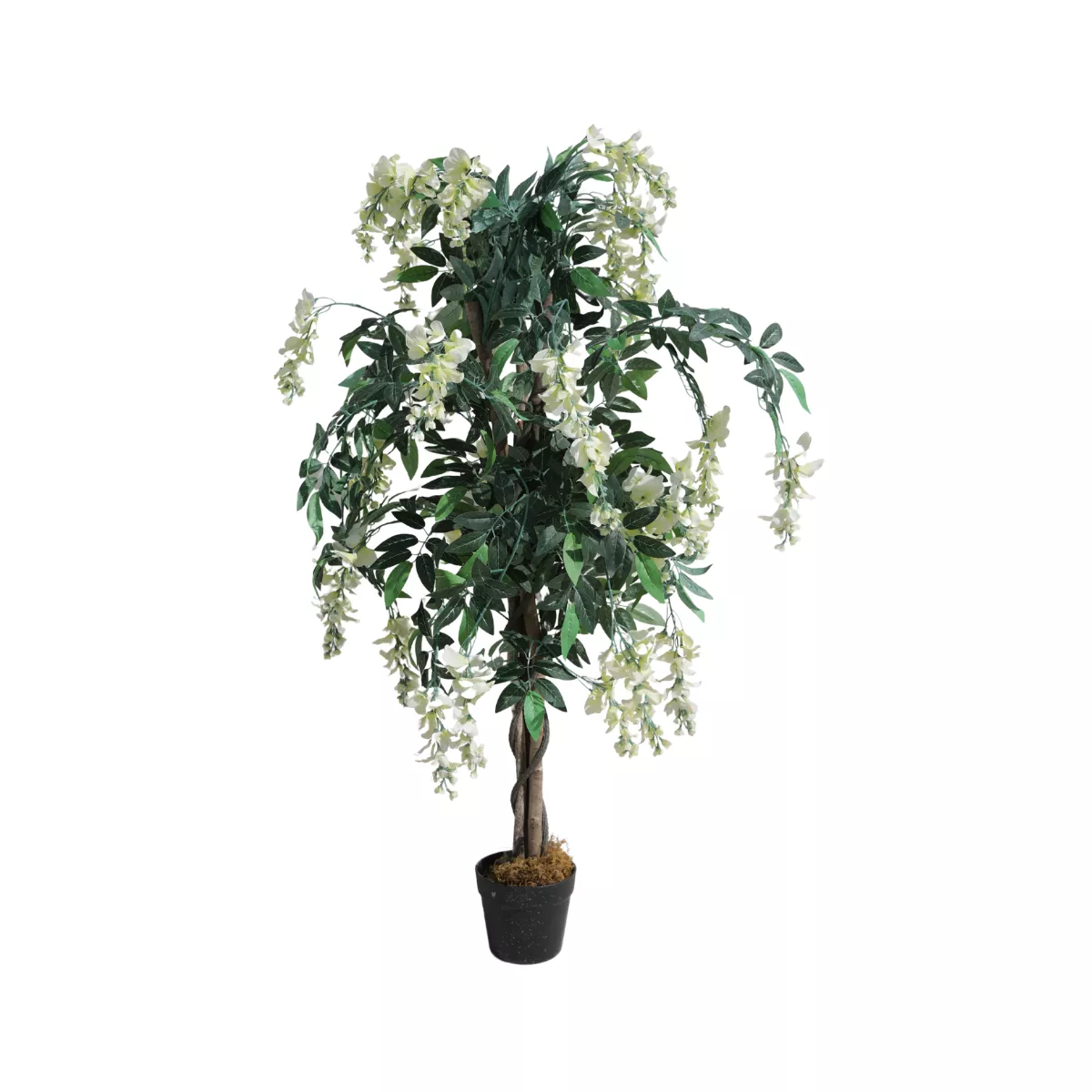 Planta artificiala 120 cm Wisteria alb 1