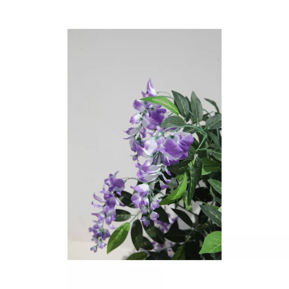 Planta artificiala 120 cm Wisteria lila-alb 3