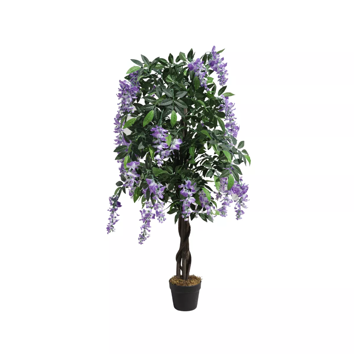 Planta artificiala 120 cm Wisteria lila-alb 1