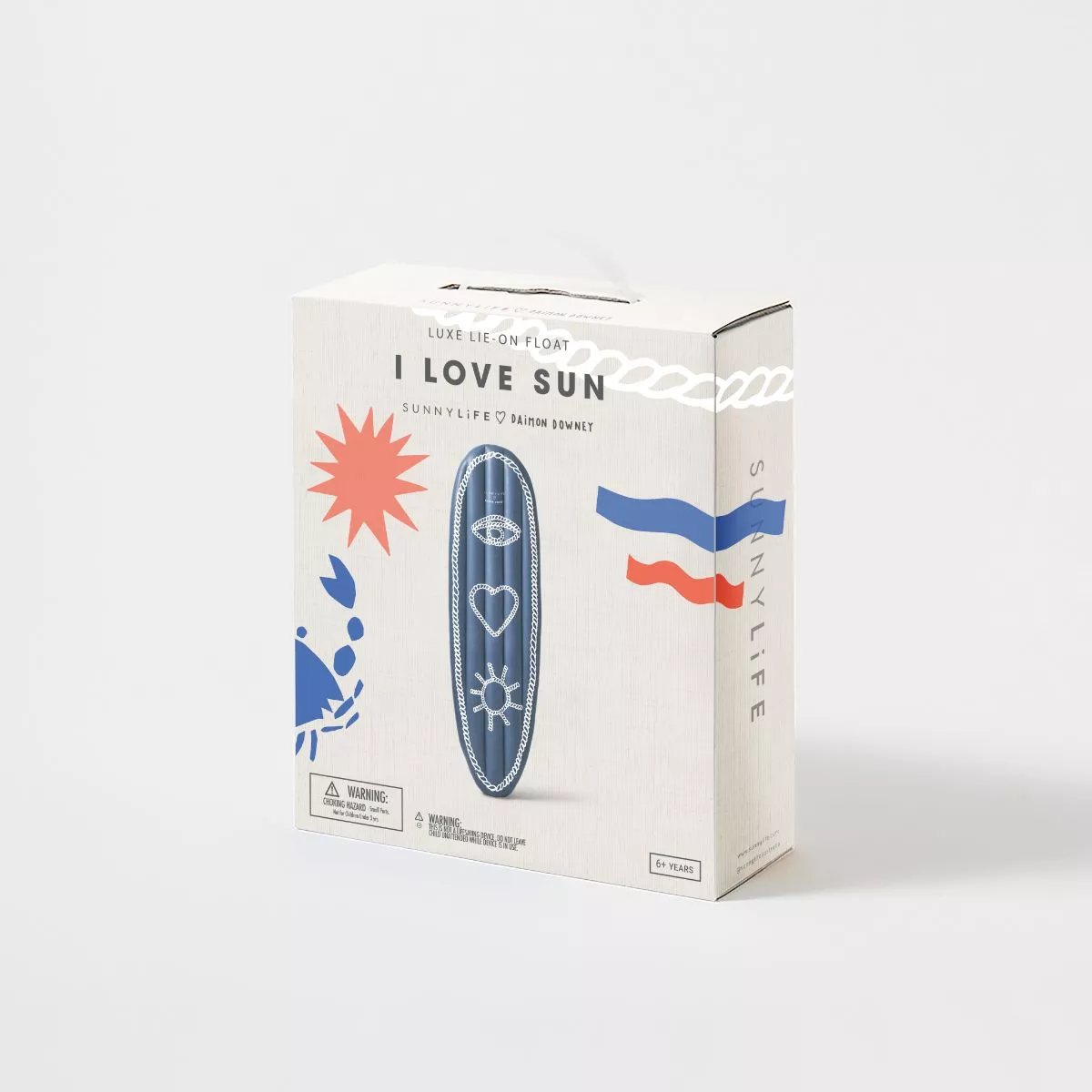 Saltea gonflabila 62x210x18 cm Sunnylife I Love Sun 3