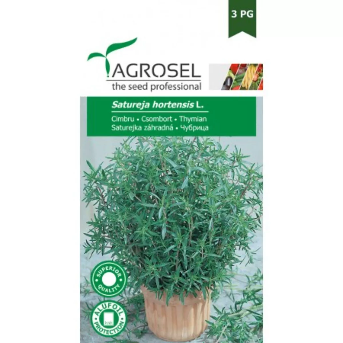 Seminte aromatice Cimbru Common Agrosel 2 g 1