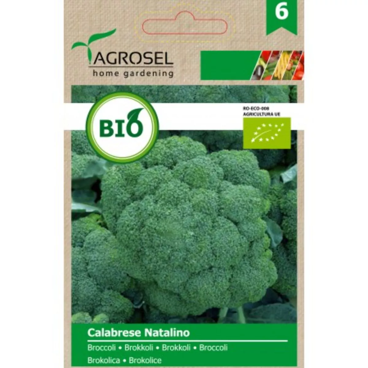 Seminte bio Broccoli Calabrese Natalino ECO Agrosel 2.5 g 1