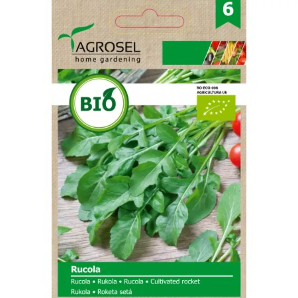 Seminte bio Rucola ECO Agrosel 5 g 1