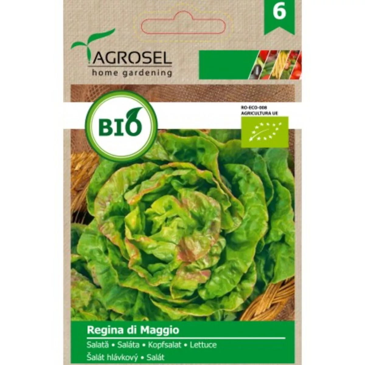 Seminte bio Salata Regina di Maggio ECO Agrosel 3 g 1