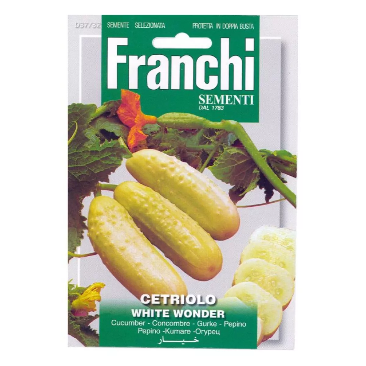 Seminte de castravete alb, 5 grame, FRANCHI 1
