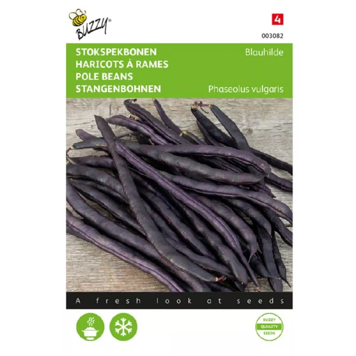 Seminte de fasole violet, 30 grame, BUZZY 1