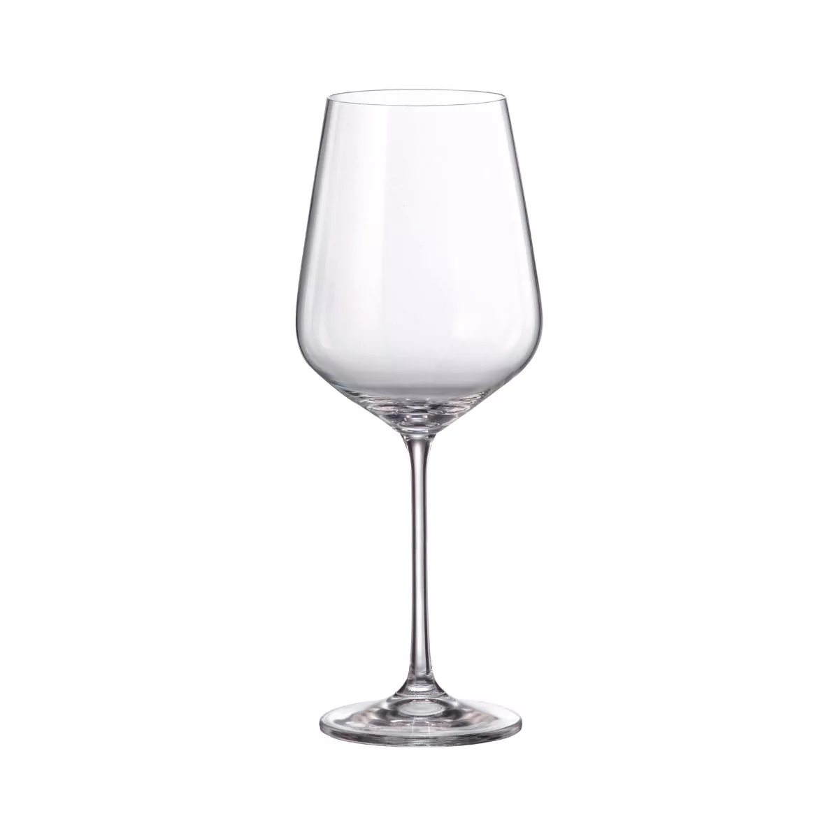 Set de 16 pahare pentru vin rosu, vin alb, sampanie si apa, transparent, din cristal de Bohemia, 500/490/210/600 ml, Globo 4