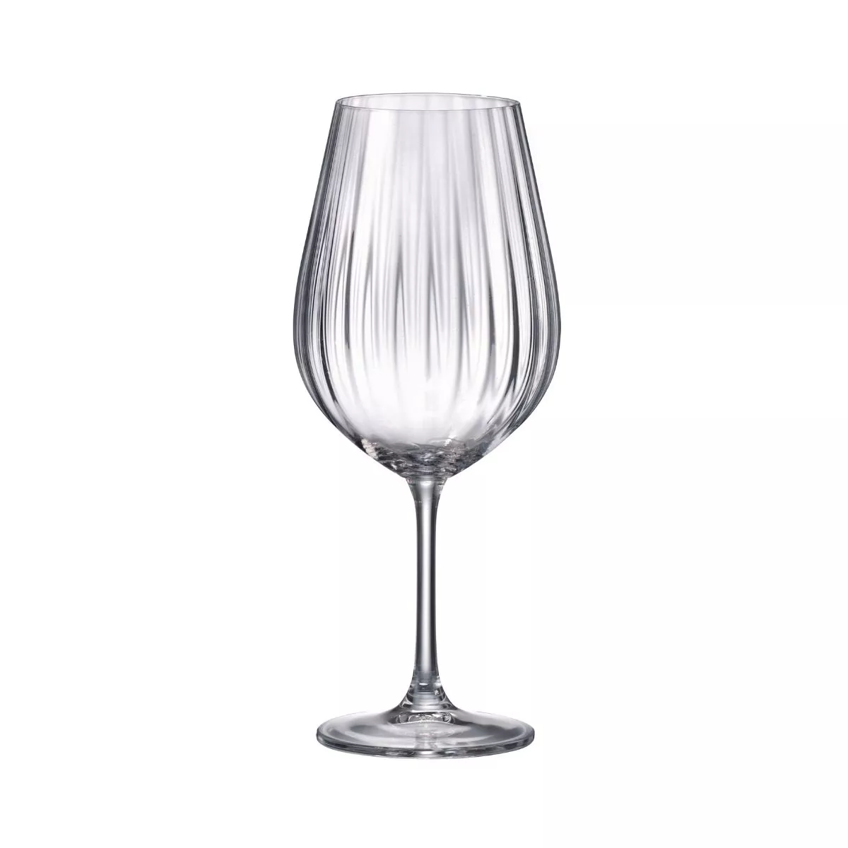 Set de 16 pahare pentru vin rosu, vin alb, sampanie si apa, transparent, din cristal de Bohemia, 500/520/690/260 ml, Sarah Waterfall 3