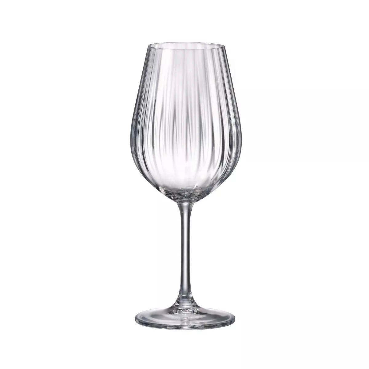 Set de 16 pahare pentru vin rosu, vin alb, sampanie si apa, transparent, din cristal de Bohemia, 500/520/690/260 ml, Sarah Waterfall 4