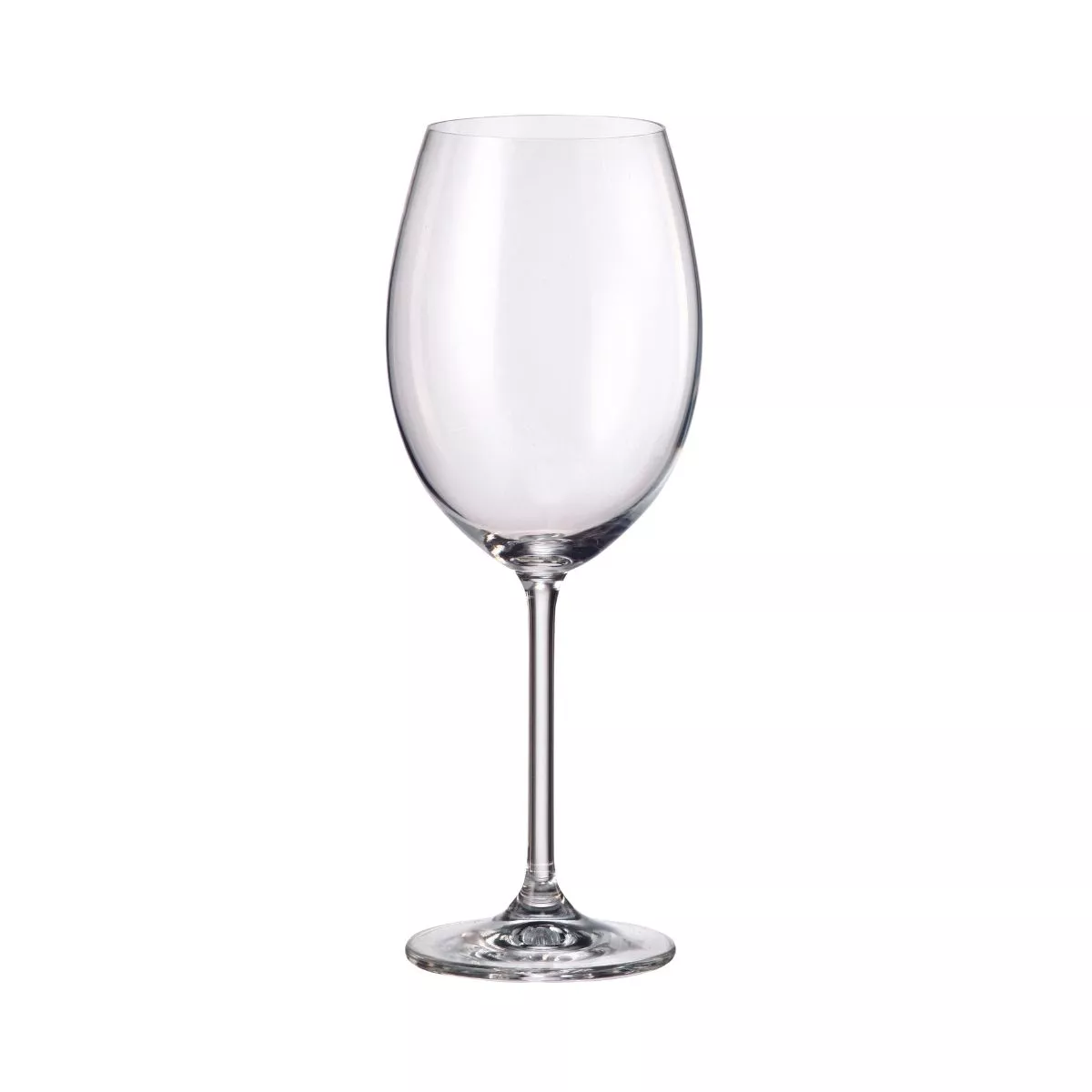 Set de 2 pahare pentru vin rosu, transparent, din cristal de Bohemia, 600 ml, 2For2 1