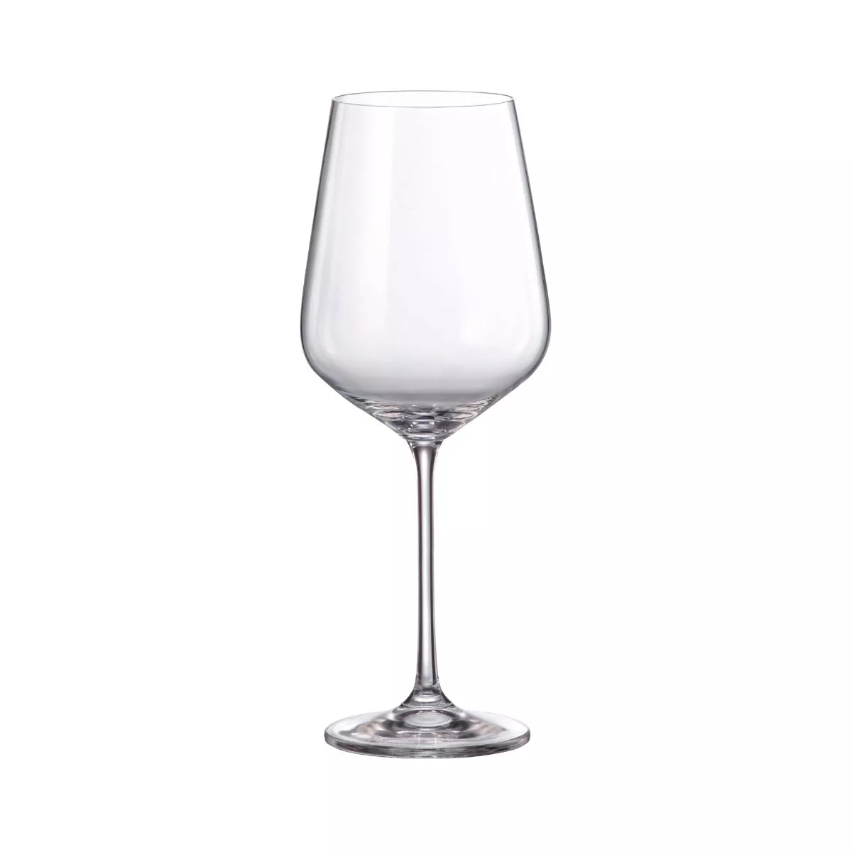 Set de 4 pahare pentru vin rosu, transparent, din cristal de Bohemia, 600 ml, Globo 1