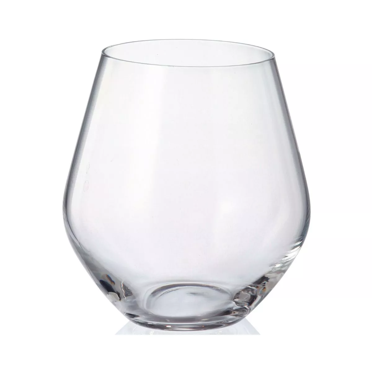 Set de 6 pahare pentru apa, transparent, din cristal de Bohemia, 500 ml, Tori Titanium 1