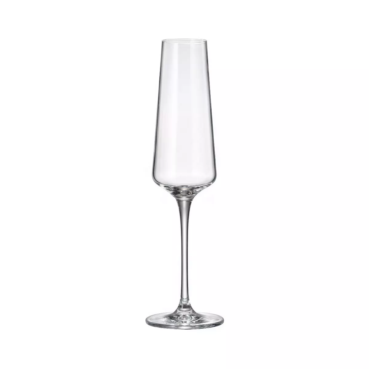 Set de 6 pahare pentru sampanie, transparent, din cristal de Bohemia, 160 ml, Winestar 1