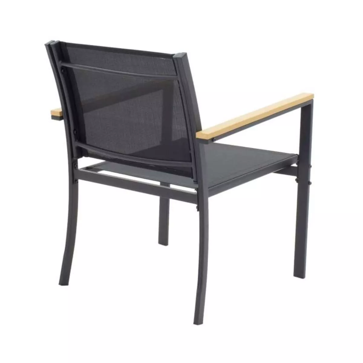 Set mobilier terasa/ gradina cu masa, canapea si scaune negru 5