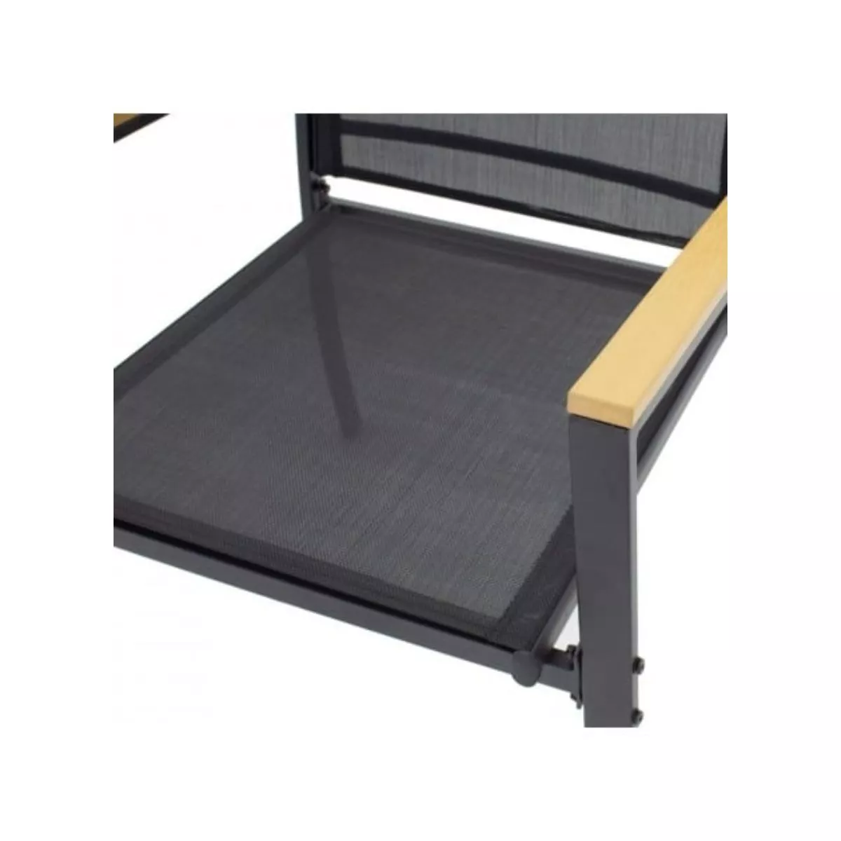 Set mobilier terasa/ gradina cu masa, canapea si scaune negru 7
