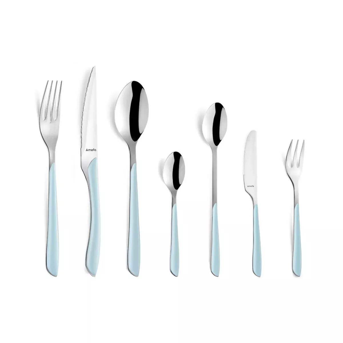 Set tacamuri 26 piese bleu/argintiu Eclat Amefa 1