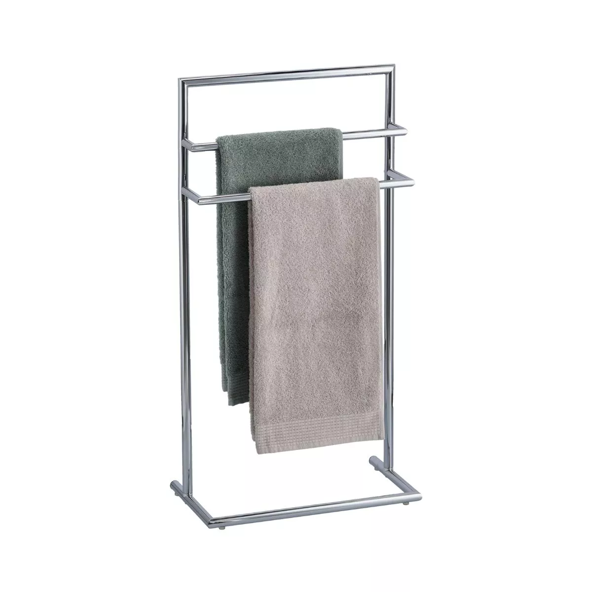 Suport pentru prosoape, argintiu, din metal, 83 cm, Towel Stand Zeller 1