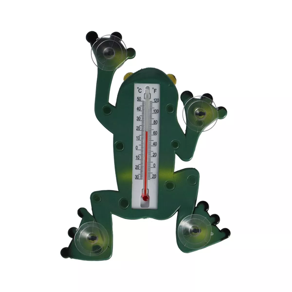 Termometru de fereastra, verde, cu ventuze, Frog Esschert 2