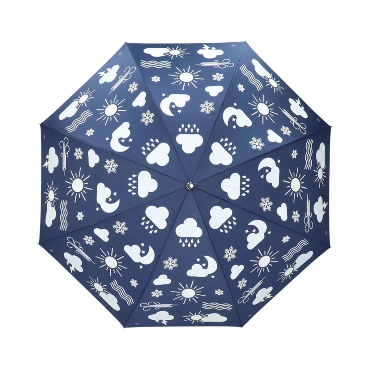 Umbrela de ploaie multicolora din poliester si otel Weather Esschert Design 3