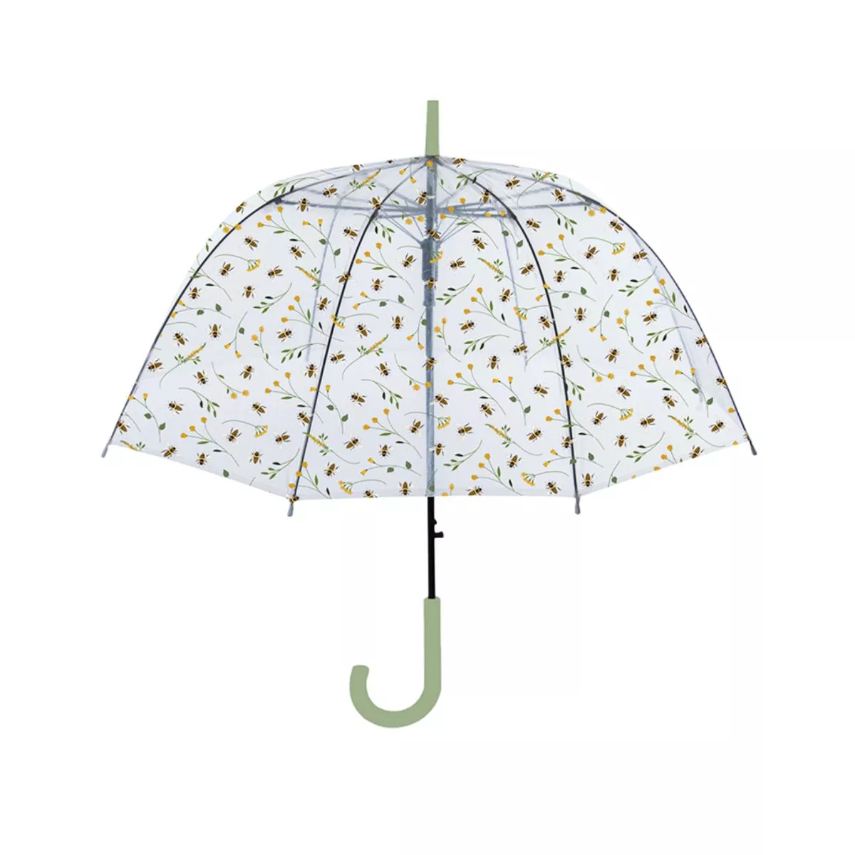Umbrela de ploaie transparenta din plastic, design Bee Esschert Design 1