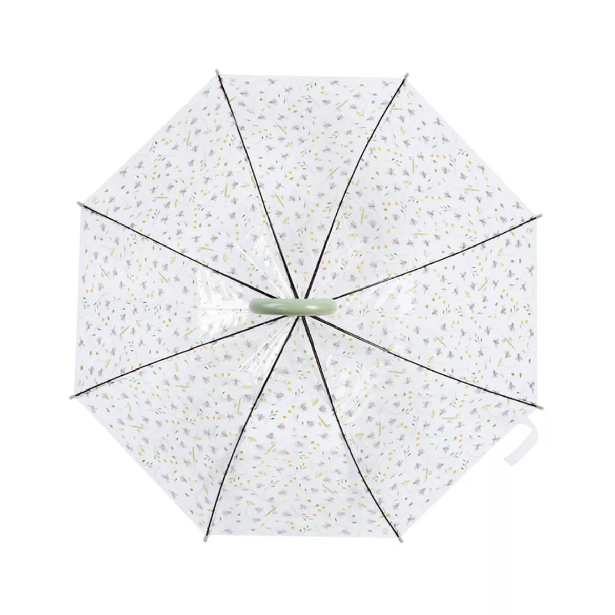 Umbrela de ploaie transparenta din plastic, design Bee Esschert Design 3