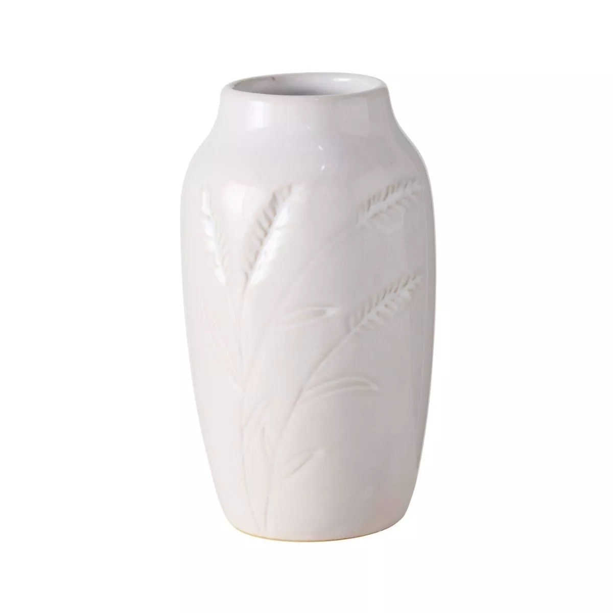 Vaza alba din ceramica 15 cm Jenna design spic Boltze 1