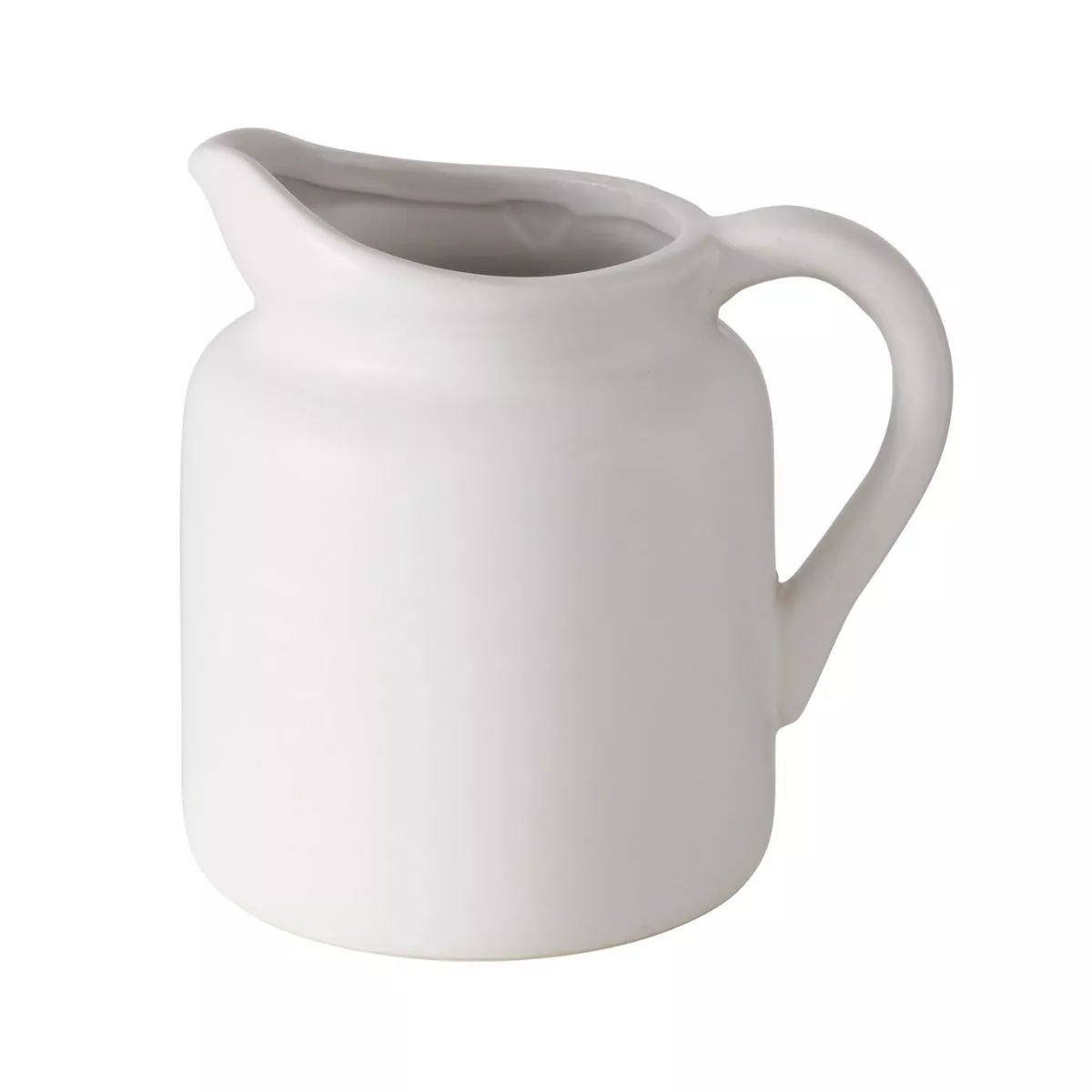Vaza alba din ceramica 19 cm design ulcior Teyas Boltze 1