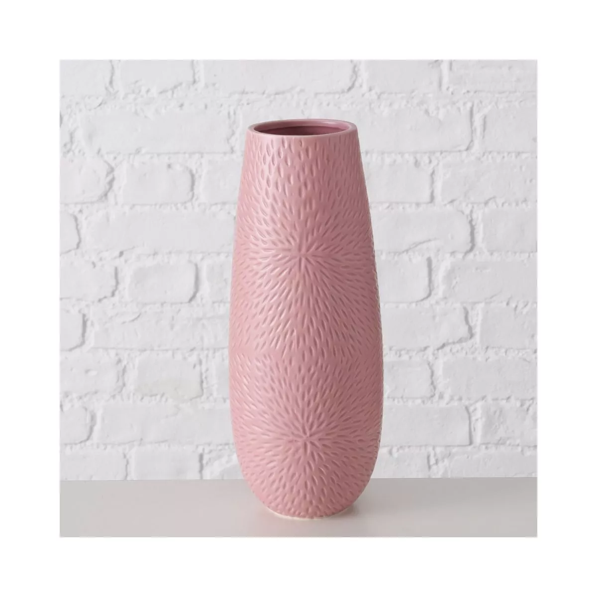Vaza roz pal din ceramica 31 cm Salina Boltze 5