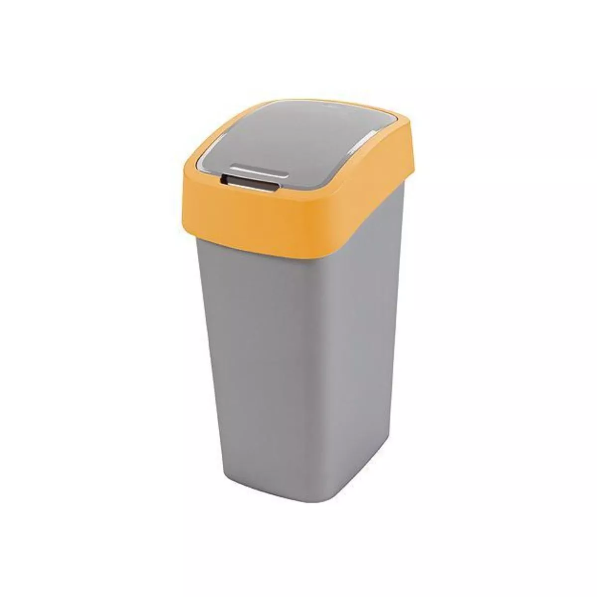 Menaj Coș de gunoi Curver® FLIP BIN 10L, gri argintiu/g...