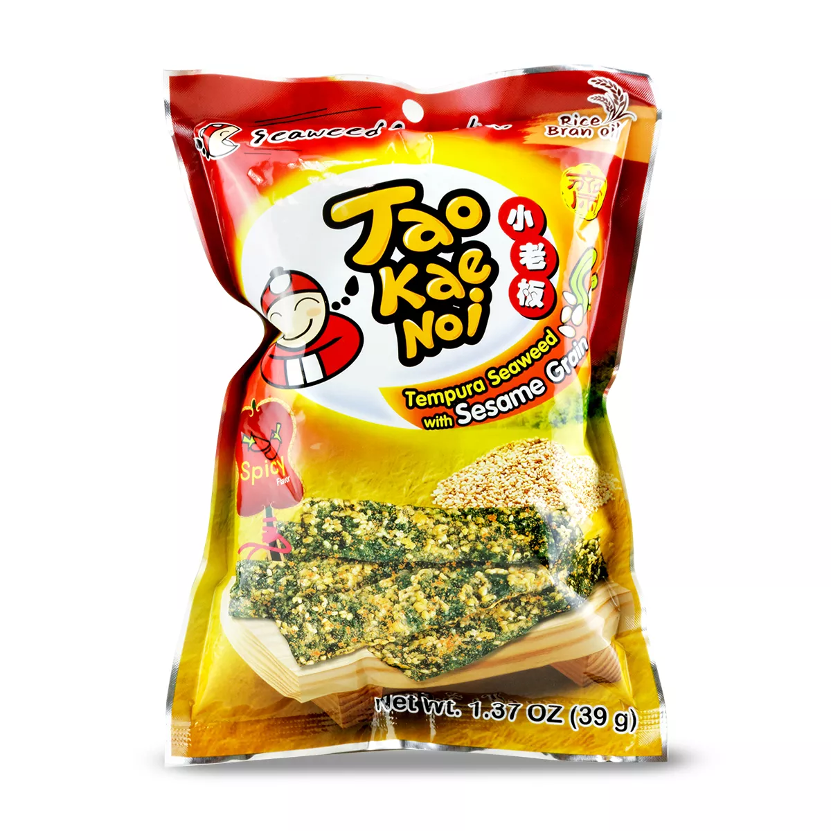 Alge tempura cu susan (Spicy) TaoKaeNoi 39g, [],asianfood.ro