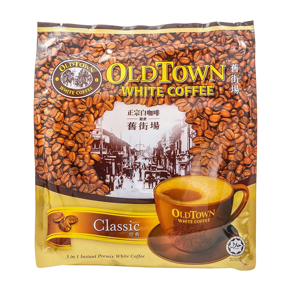 Cafea instant 3 in 1 (Classic) OLDTOWN (15x38g) 570g, [],asianfood.ro