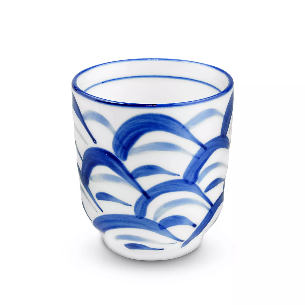Ceasca ceramica (model alb/albastru) 7cm GT, [],asianfood.ro