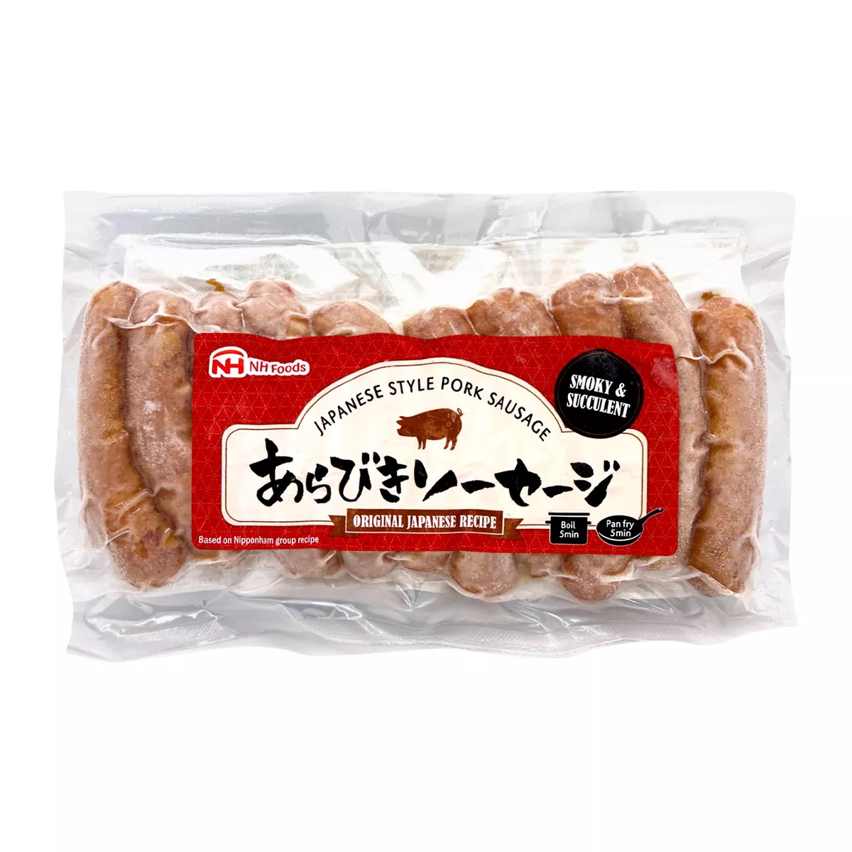 Japanese Style Pork sausage (smokey) NH FOODS 200g, [],asianfood.ro