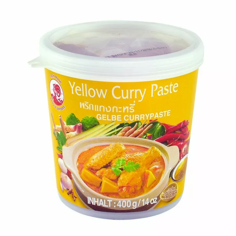 Pasta curry galbena COCK 400g, [],asianfood.ro
