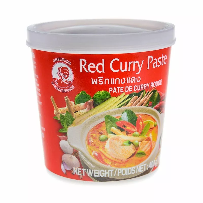 Pasta curry rosie COCK 400g, [],asianfood.ro