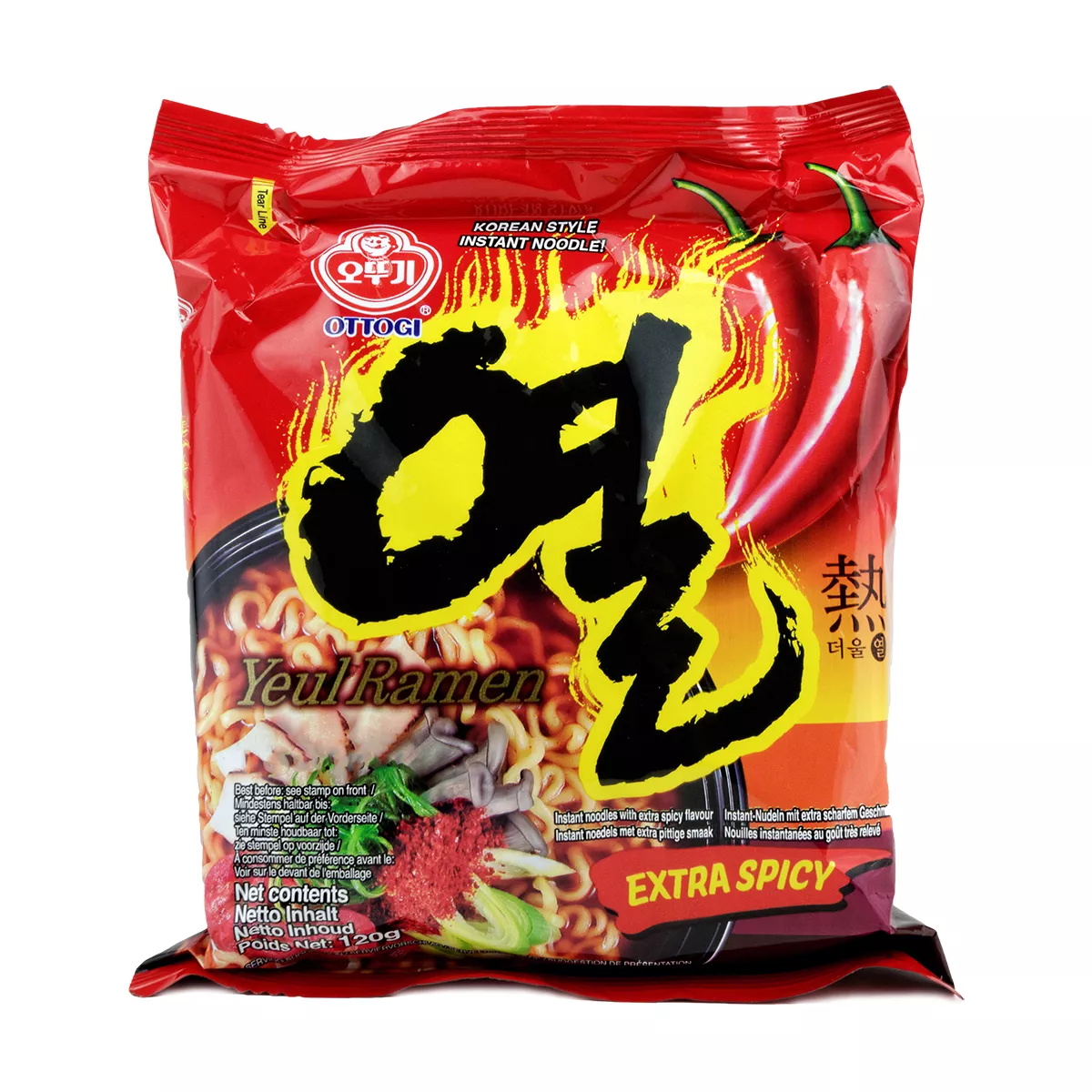 Supa instant Extra Spicy Yeol Ramen OTTOGI 120g, [],asianfood.ro