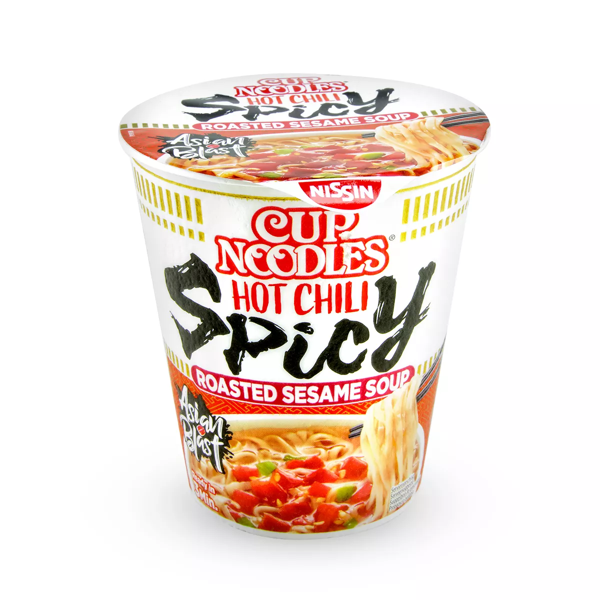 Supa instant Hot Spicy Chilli NISSIN CUP 66g, [],asianfood.ro