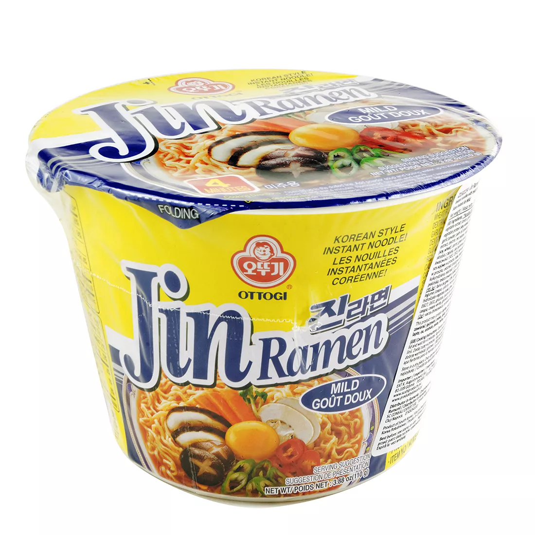 Supa instant Jin Mild Big Bowl OTTOGI 110g, [],asianfood.ro