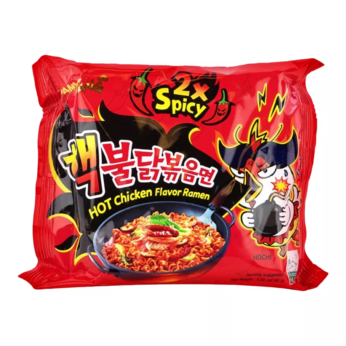 Taitei instant 2 x Fried spicy chicken SY 140g, [],asianfood.ro