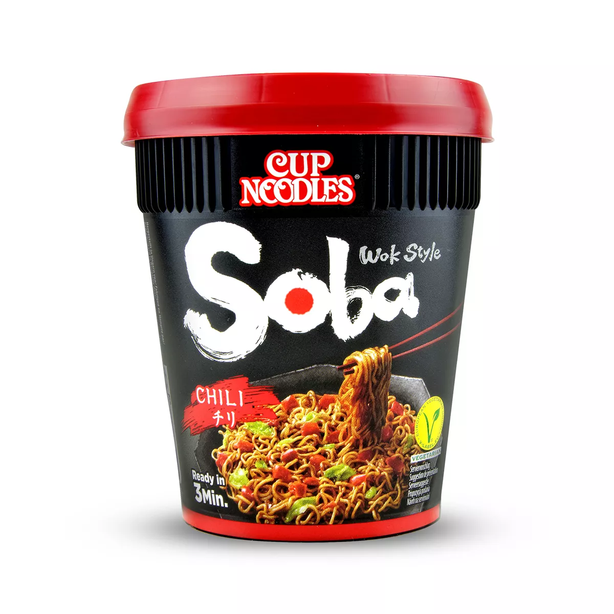 Taitei instant soba cu chilli NISSIN CUP 92g, [],asianfood.ro