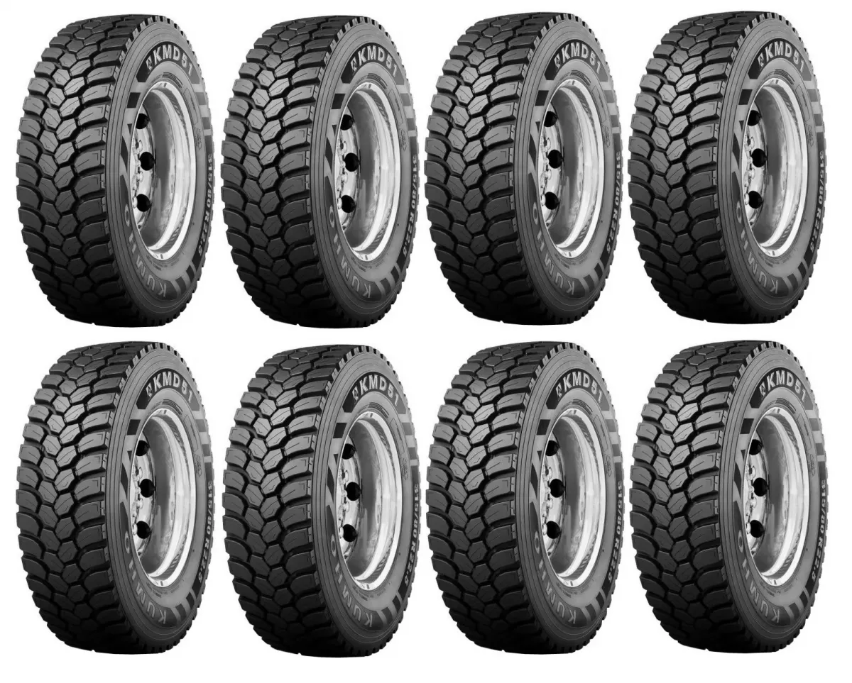 8 buc x  315/80R22.5 156/150K KUMHO KMD51 TL, [],autopneu.ro